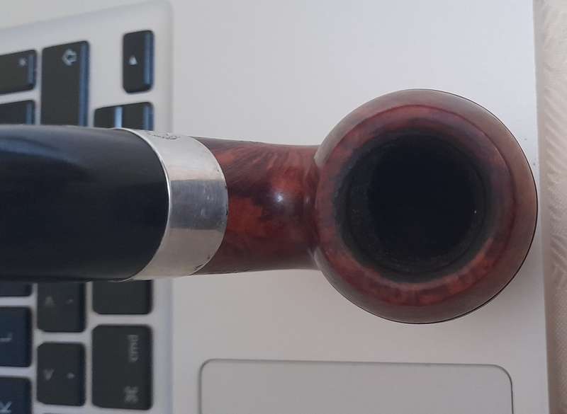 Peterson Sherlock Holmes Baskerville Briar 9mm Pipe - Silver mounted - Bargain
