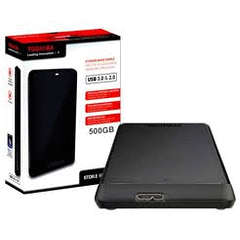 TOSHIBA - Basic External 2.5" 500GB USB 3.0 / BLK