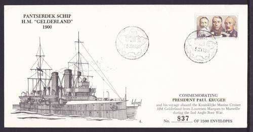 CAPE TOWN COVER - COMMEMORATING PRESIDENT PAUL KRUGER DURING THE 2nd ANGLO BOER WAR