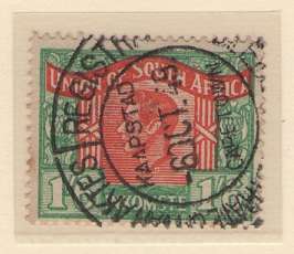 SOUTH AFRICA REVENUE VARIETY LANGUAGE ERRORS BAREFOOT 70a 1s6d 1947