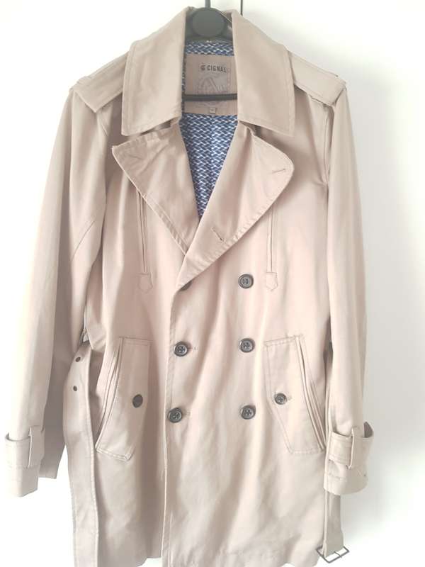Markhams Cignal mens L ¾ trench coat
