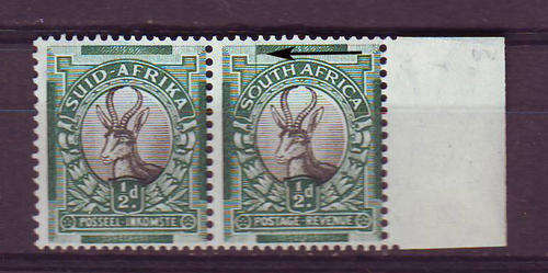 Union of South Africa- varieties and errors -see scan