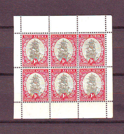 Union of South Africa- varieties and errors -see scan