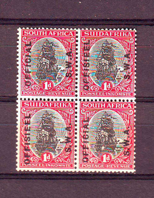 South West Africa- varieties and errors -see scan
