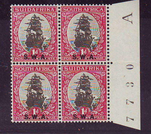 South West Africa- varieties and errors -see scan