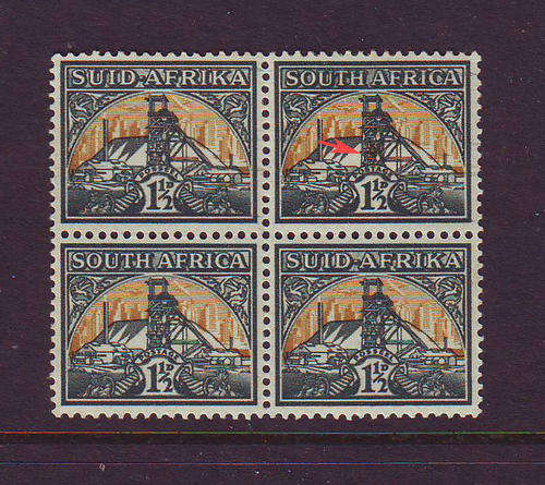 Union of South Africa- varieties and errors -see scan