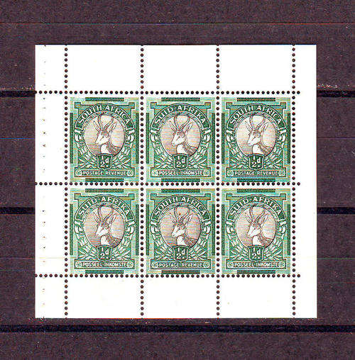 South Africa Varieties & Errors--see scan