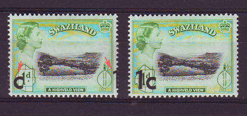 Swaziland Definitives-QE II