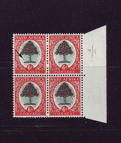 Union of South Africa- varieties and errors -see scan