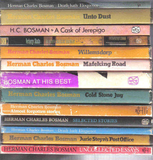 Herman Charles Bosman Collection: 13 Hardcover books.