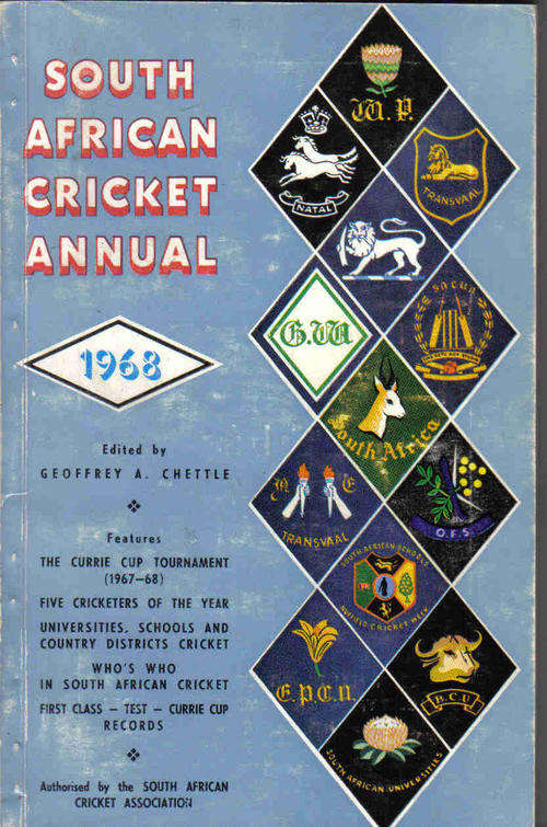 South African Cricket Annual -- 1968