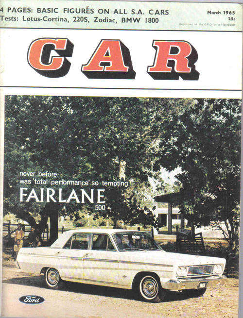 Car ( SA)  March 1965