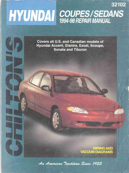Hyundai 1994 - 1998 Workshop Manual