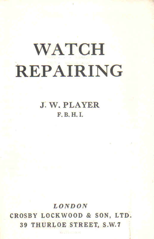 Watch  Repairing --- J W Player