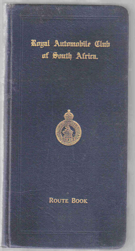 Royal Automobile Club of South Africa Route Book
