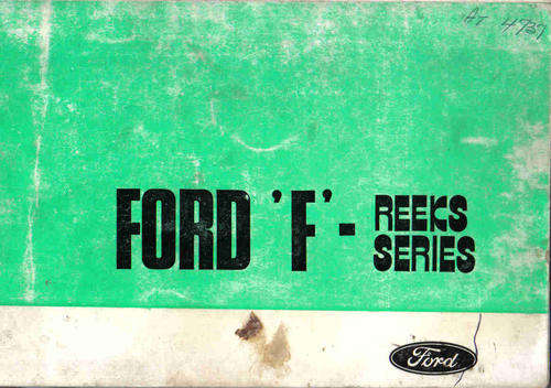 Ford F100 / F250 / F350 Operators Manual