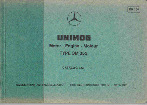Unimog Type OM 353 Engine Parts Catalog