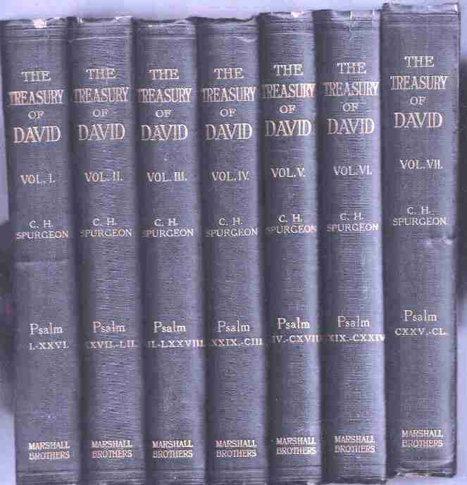 The Treasury of David  - 7 Volumes  --  C H Spurgeon