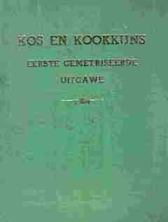Kos en Kookkuns  --  Dept van Nasionale Opvoeding - Seksie Huishoudkunde (Sic)