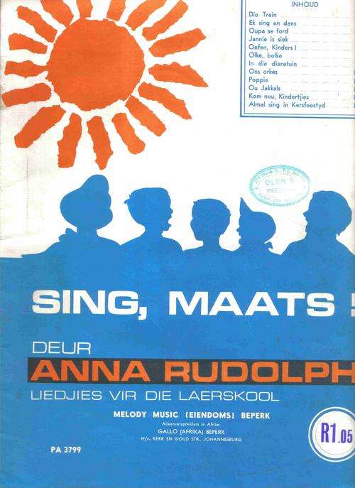 Sing, Maats --  Anna Rudolph