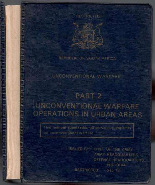 Unconventional Warfare Operations in Urban Areas Part 2  --  SADF