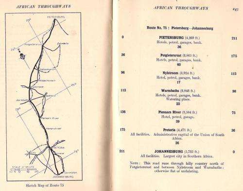 The  AA  African Throughways
