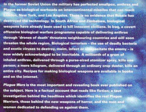 Plague Wars  --  Tom Mangold