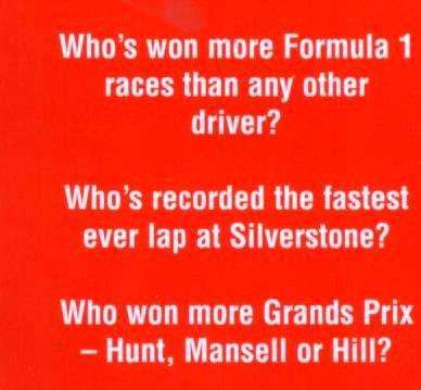 Virgin Formula 1 Record File --   Bruce Smith