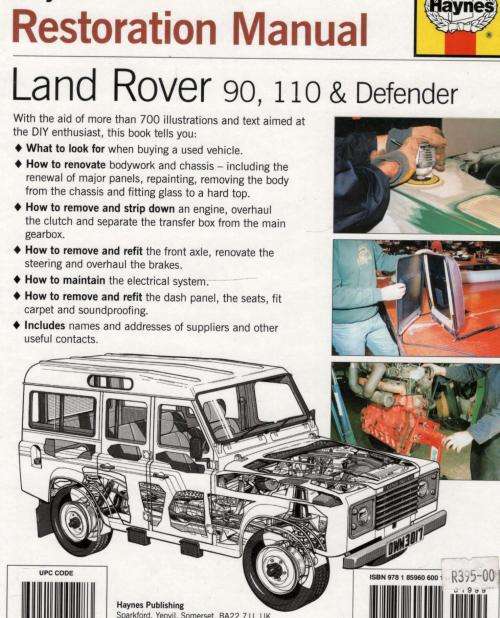 Haynes Land Rover Restoration Manual  - Lindsay Porter