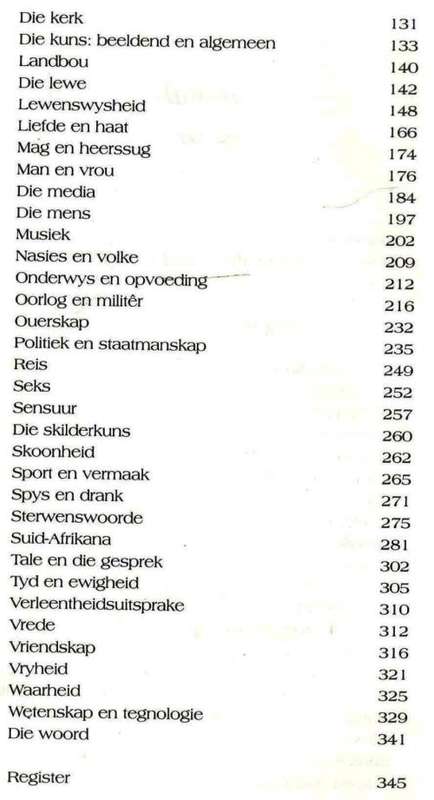 Die Groot Aanhalingsboek  -  Claassen Muller en van Tonder