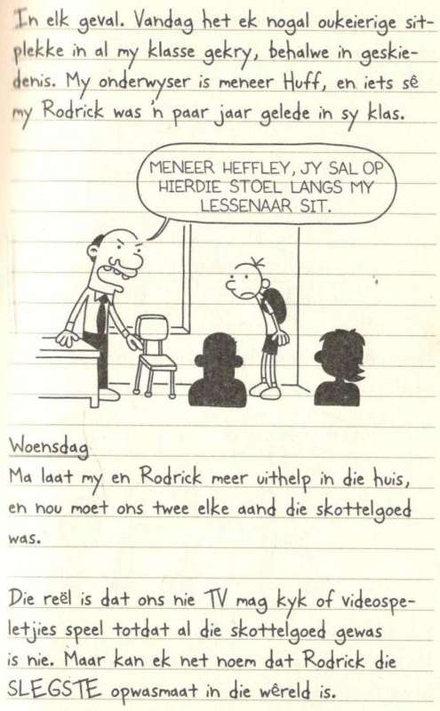 Dagboek van 'n Wimp -- Rodrick Regeer  -  Jeff Kinney
