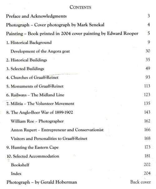 Graaff-Reinet An Illustrated Historical Guide -- Tony Nunn