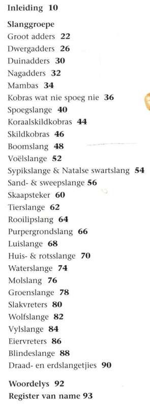 Watter Slang is Dit  =  Johan Marais