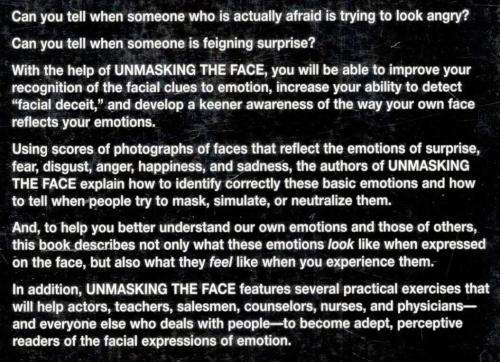 Unmasking the Face  -  Paul Ekman and Wallace V Friesen