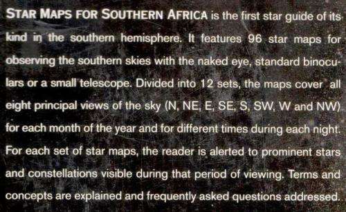 Star Maps for Southern Africa  -  Albert Jansen -  A n Easy Guide to the Night Skies