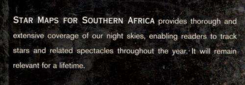 Star Maps for Southern Africa  -  Albert Jansen -  A n Easy Guide to the Night Skies