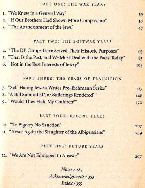 The Holocaust and Collective Memory --  Peter Novick