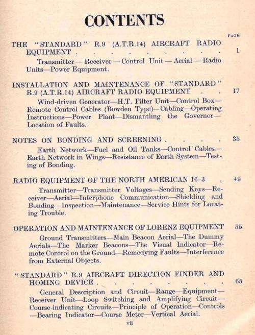 Aeroplane Radio Equipment  --  E Molloy --  1941