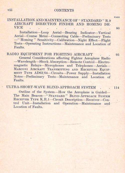 Aeroplane Radio Equipment  --  E Molloy --  1941