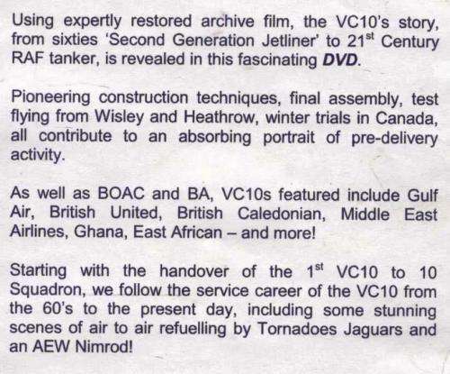 Vickers VC10  -  DVD