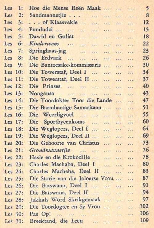 Die Impala-Reeks  -  Stories en Fabels
