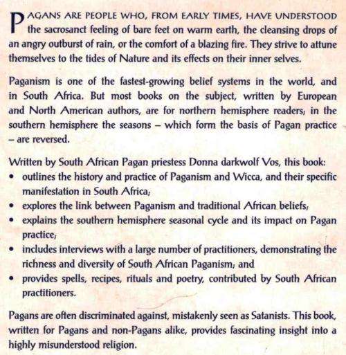 Dancing Under An  African Moon -- Paganism and Wicca in South Africa - Donna Darkwolf Vos