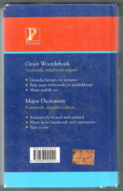 Pharos - Groot Woordeboek --  Major Dictionary
