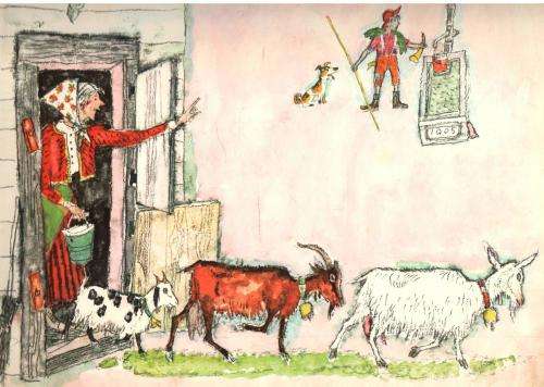 Drosters met Horings  -  Alois Carigiet