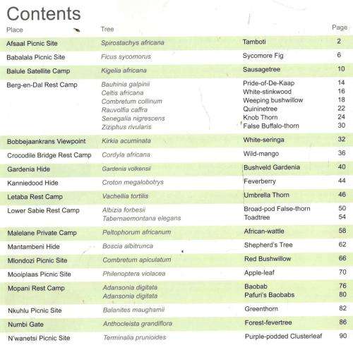 A Site-By-Site Guide to Trees in the Kruger National Park  - Marissa Greeff