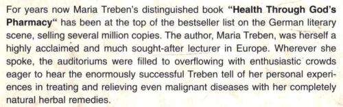 Health Through God's Pharmacy  -  Advice and Experiences with Medicinal Herbs  -  Maria Treben