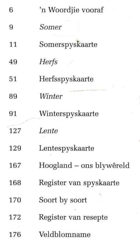 Spyskaarte vir Elke Seisoen  --  Annette Human
