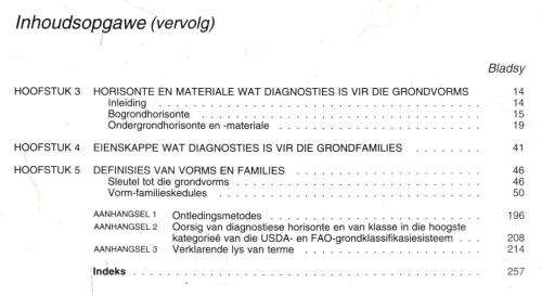 Grondklassifikasie - 'n Taksonomiese Sisteem vir Suid-Afrika
