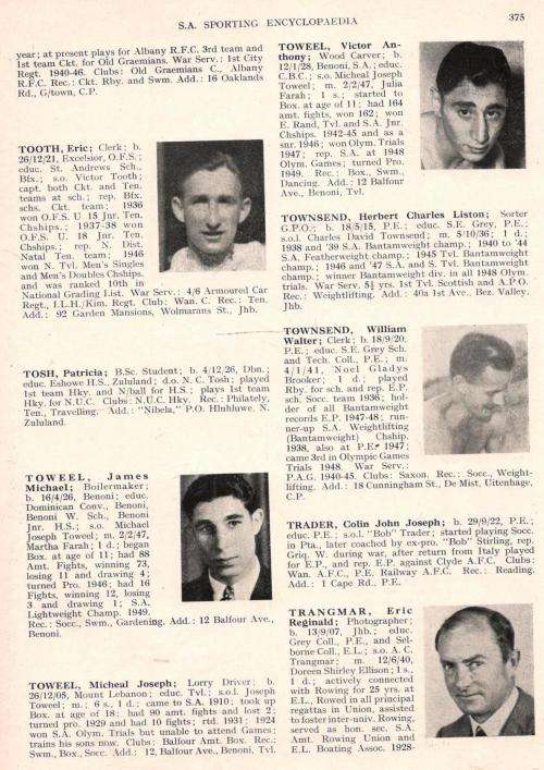 The South African Sporting Encyclopaedia and Who's Who