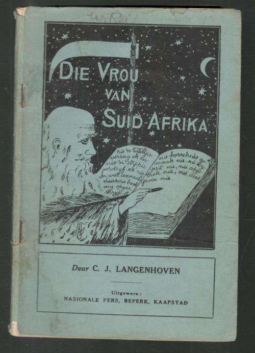 Die Vrou van Suid-Afrika  C J Langenhoven  --  `n Vervolg op `Die Hoop van Suid-Afrika`